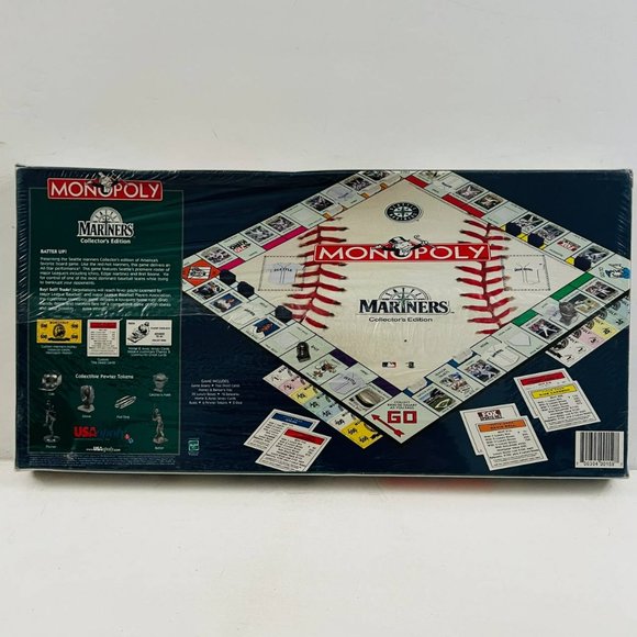 Vintage Monopoly Seattle Mariners MLB Collector's Edition Board Game New Sealed - Picture 4 of 7
